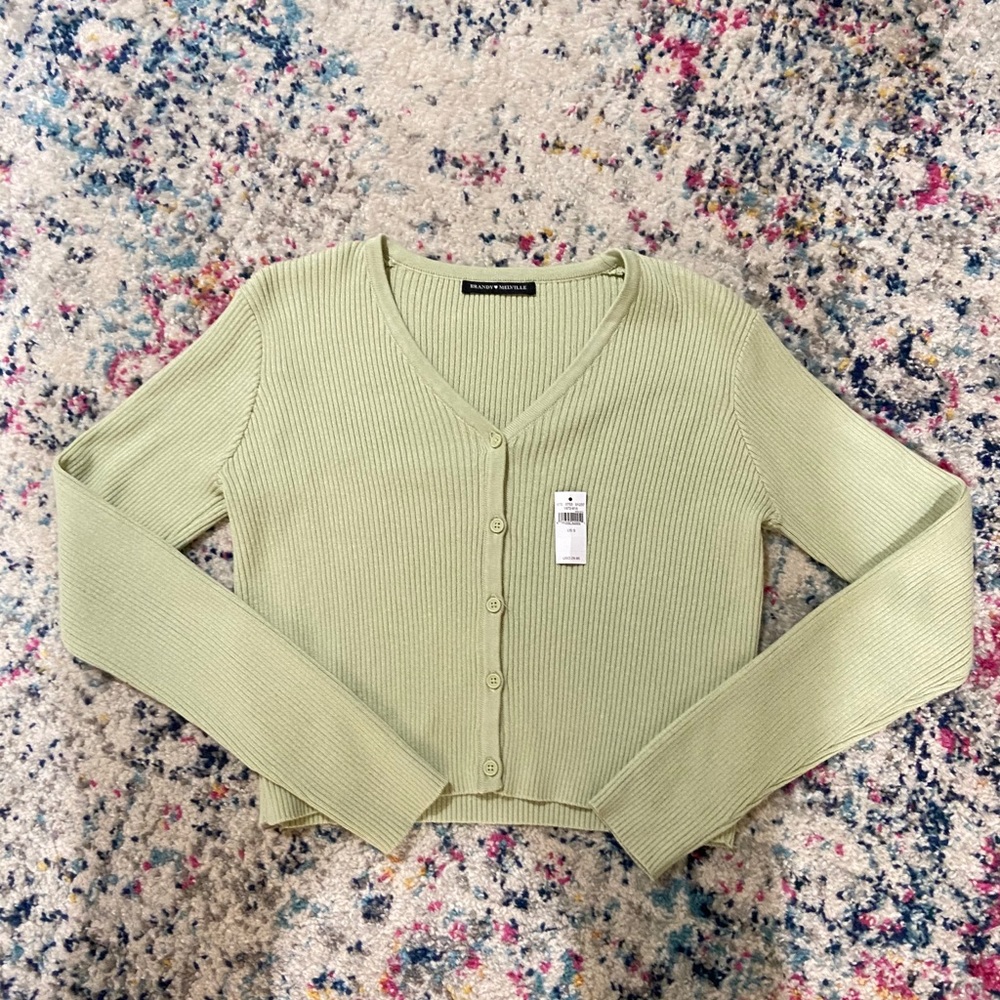 Green Shannon Sweater from Brandy Melville